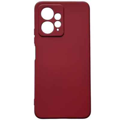 Накладка (з мікрофіброю) GETMAN Liquid Silk Full Camera для Xiaomi Redmi Note 12 4G- темно-червоний Накладка (з мікрофіброю) GETMAN Liquid Silk Full Camera для Xiaomi Redmi Note 12 4G- темно-червоний