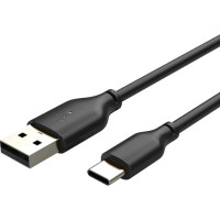 USB кабель Aspor A43 TPU Soft Touch Type-C (5А/1м)- чорний USB кабель Aspor A43 TPU Soft Touch Type-C (5А/1м)- чорний