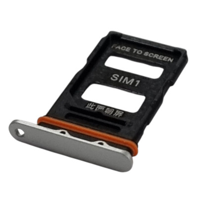SIM лоток для Xiaomi 14 Ultra Silver