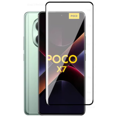 Скло захисне Tempered Glass 3D для Xiaomi Poco X7 Скло захисне Tempered Glass 3D для Xiaomi Poco X7