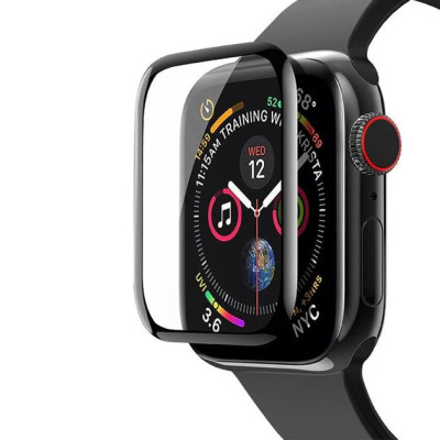 Скло захисне для Apple Watch 41mm Series 7 / 8 / 9- чорний Скло захисне для Apple Watch 41mm Series 7 / 8 / 9- чорний