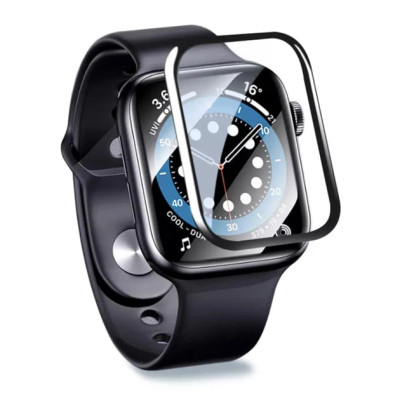 Скло захисне для Apple Watch 46mm Series 10 / 11- чорний Скло захисне для Apple Watch 46mm Series 10 / 11- чорний