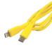 USB-C кабель Jokade JA035 JINKE series Sillicone (PD30W/1m) Type-C to Lightning- жовтий