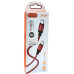 USB-C кабель Jokade JA034 QIANFAN Type-C to Type-C PD100W- червоний