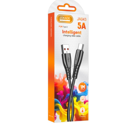 USB кабель Jokade JA043 TIANJIAN Type-C 5A Fast Charging (1m)- чорний