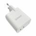 Мережевий зарядний пристрій Jokade JB084 WANGYUAN 30W (2USB-C)+ кабель Type-C to Type-C- білий