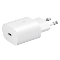 Мережевий зарядний пристрій Samsung Original USB-C 25W PD (No Logo)- білий Мережевий зарядний пристрій Samsung Original USB-C 25W PD (No Logo)- білий