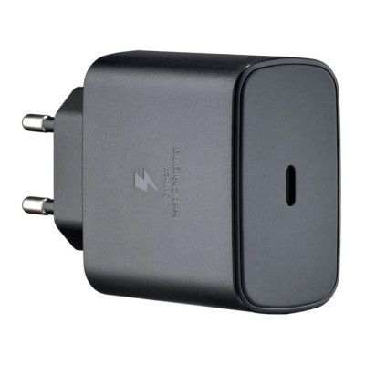 Мережевий зарядний пристрій Samsung Original USB-C 45W PD (No Logo)- чорний