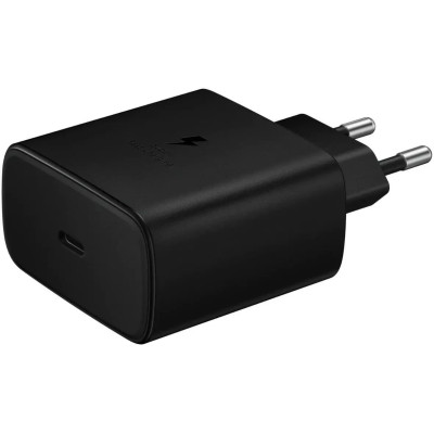 Мережевий зарядний пристрій Samsung Original USB-C 45W PD (No Logo)- чорний