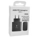 Мережевий зарядний пристрій Samsung Original USB-C 45W PD (AAAA No Logo)- чорний