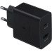 Мережевий зарядний пристрій Samsung Original 35W (USB-A QC3.0+USB-C PD) No Logo- чорний