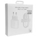 Мережевий зарядний пристрій 35W USB-C 1:1 original (16 Pro Max) + кабель Type-C to Type-C- білий