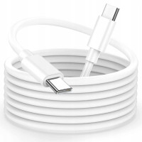 USB-C кабель iPhone Type-C to Type-C 240W (2м)- білий USB-C кабель iPhone Type-C to Type-C 240W (2м)- білий