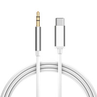 AUX кабель Type-C to 3.5mm (m-071) з регулюванням гучності AUX кабель Type-C to 3.5mm (m-071) з регулюванням гучності