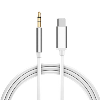 AUX кабель Type-C to 3.5mm (m-071) з регулюванням гучності AUX кабель Type-C to 3.5mm (m-071) з регулюванням гучності