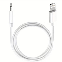 AUX кабель Lightning to 3.5mm 1.2m- білий AUX кабель Lightning to 3.5mm 1.2m- білий