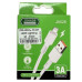 USB кабель Jokade JA028 Lightning Silicone 3A Fast charging- білий