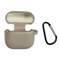 Чохол для AirPods 4 з мікрофіброю та карабіном- пастельно-рожевий Чохол для AirPods 4 з мікрофіброю та карабіном- пастельно-рожевий
