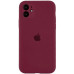 Накладка (з мікрофіброю) Silk Full Camera для iPhone 12- сливовий