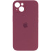 Накладка (з мікрофіброю) Silk Full Camera для iPhone 15- сливовий