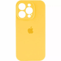 Накладка (з мікрофіброю) Silk Full Camera для iPhone 15 Pro- жовтий