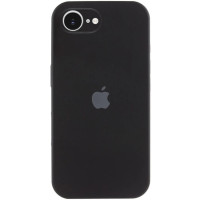 Накладка (з мікрофіброю) Silk Full Camera для iPhone 16e / iPhone 17e- чорний