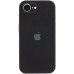 Накладка (з мікрофіброю) Silk Full Camera для iPhone 16e / iPhone 17e- чорний