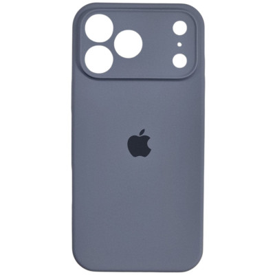 Накладка (з мікрофіброю) Silk Full Camera для iPhone 17 Pro Max- сіра лаванда