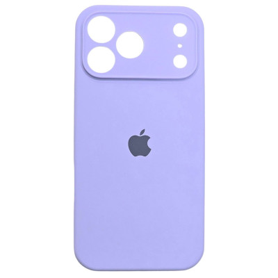 Накладка (з мікрофіброю) Silk Full Camera для iPhone 17 Pro Max / 18 Pro Max- бузковий Накладка (з мікрофіброю) Silk Full Camera для iPhone 17 Pro Max / 18 Pro Max- бузковий