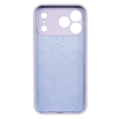Накладка (з мікрофіброю) Silk Full Camera для iPhone 17 Pro Max- лавандовий