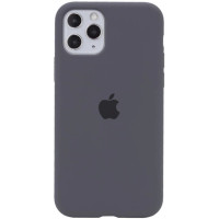 Накладка (з мікрофіброю) Silk Full Protective для iPhone 11 Pro- темно-сірий
