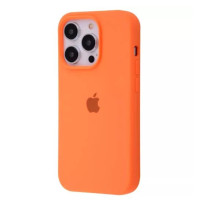 Накладка (з мікрофіброю) Silk Full Protective для iPhone 15 Pro Max- помаранчевий