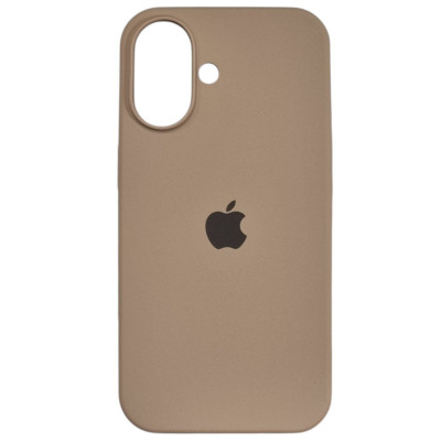 Накладка (з мікрофіброю) Silk Full Protective для iPhone 16- золото пустелі
