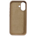 Накладка (з мікрофіброю) Silk Full Protective для iPhone 16- золото пустелі
