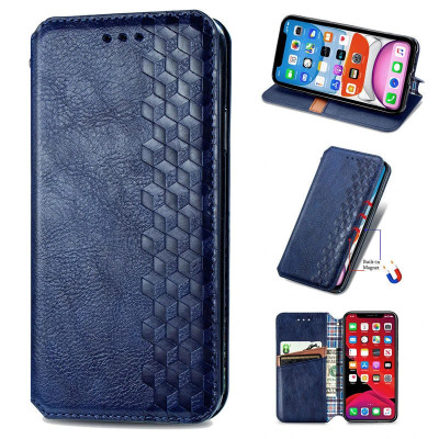 Чохол-книжка GETMAN Cubic для Motorola Moto G06 / Moto G06 Power- синій Чохол-книжка GETMAN Cubic для Motorola Moto G06 / Moto G06 Power- синій