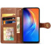 Чохол-книжка GETMAN Gallant шкіряний для Samsung A37 5G- коричневий