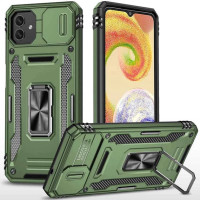 Протиударний чохол Camshield Army Ring для Samsung A07- оливковий Протиударний чохол Camshield Army Ring для Samsung A07- оливковий