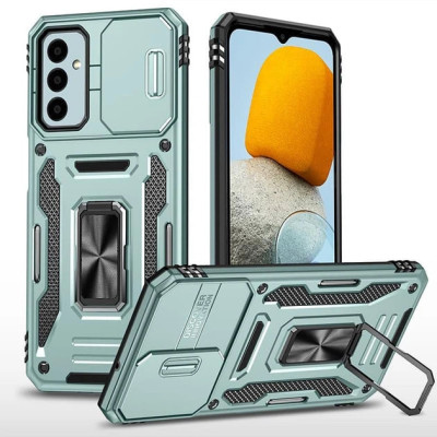 Протиударний чохол Camshield Army Ring для Samsung A17 / A16- світло-зелений Протиударний чохол Camshield Army Ring для Samsung A17 / A16- світло-зелений