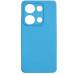 Накладка (з мікрофіброю) Silicone Cover Lakshmi Full Camera для Xiaomi Redmi Note 13 Pro 4G / Poco M6 Pro 4G / Redmi Note 14s- небесно-блакитний