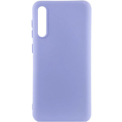 Накладка (з мікрофіброю) Silicone Cover Lakshmi для Samsung A50 / A50s / A30s- бузковий