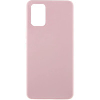 Накладка (з мікрофіброю) Silicone Cover Lakshmi для Samsung A71- рожевий пісок