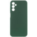 Накладка (з мікрофіброю) Silicone Cover Lakshmi Full Camera для Samsung A16 4G/5G- темно-зелений