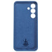 Накладка (з мікрофіброю) Silicone Cover Lakshmi Full Camera для Samsung S25 FE- синій