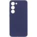Накладка (з мікрофіброю) Silicone Cover Lakshmi Full Camera для Samsung S26- темно-синій