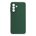 Накладка (з мікрофіброю) Silicone Cover Lakshmi Full Camera для Samsung S26- темно-зелений