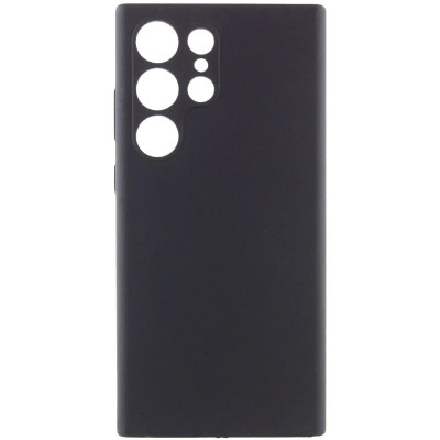 Накладка (з мікрофіброю) Silicone Cover Lakshmi Full Camera для Samsung S26 Ultra- чорний