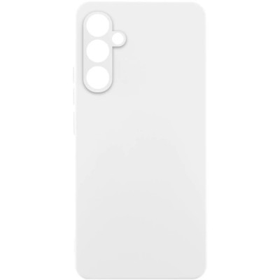 Накладка (з мікрофіброю) Silicone Cover Lakshmi Full Camera для Samsung S26 Plus- білий