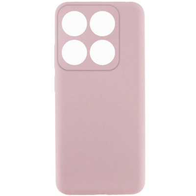 Накладка (з мікрофіброю) Silicone Cover Lakshmi Full Camera для Xiaomi 15T- рожевий пісок