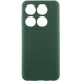 Накладка (з мікрофіброю) Silicone Cover Lakshmi Full Camera для Xiaomi 15T- темно-зелений