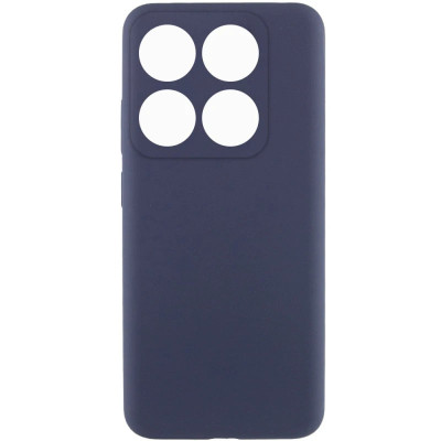 Накладка (з мікрофіброю) Silicone Cover Lakshmi Full Camera для Xiaomi 15T- темно-синій